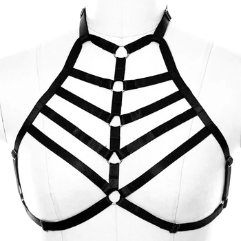 Women Chest Belt Top Cage Lingerie Elastic Harness Bra Adjust Plus Size Underwear Garter Belt Harajuku Punk Festival Rave Gift
Women Chest Belt Top Cage Lingerie Elastic Harness Bra Adjust Plus Size Underwear Garter Belt Harajuku Punk Festival Rave Gift