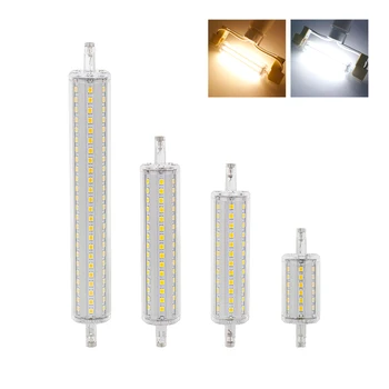 

2020 Bulb R7S LED Corn 2835 SMD 78mm 189mm Light 5W 10W 12W 15W Replace Halogen Lamp AC 85-265V 118mm 135mm Floodlight