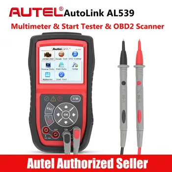 AUTEL AutoLink AL539 Electrical Voltage Tester Avometer Circuit Starter Cranking Testing Multimeter OBD2 Scanner Car Code Reader
AUTEL AutoLink AL539 Electrical Voltage Tester Avometer Circuit Starter Cranking Testing Multimeter OBD2 Scanner Car Code Reader