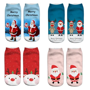 Merry Christmas 3D Print Christmas Socks Women Snowman Santa Ankle Calcetines Femme Mujer Funny Sock Cute Socks Funny Socka 2019
Merry Christmas 3D Print Christmas Socks Women Snowman Santa Ankle Calcetines Femme Mujer Funny Sock Cute Socks Funny Socka 2019