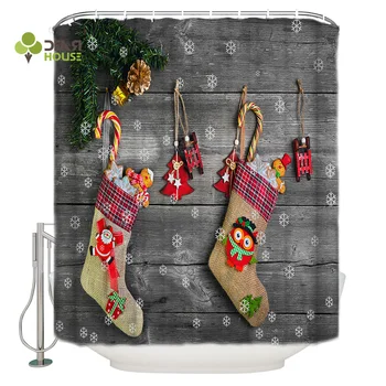 DEARHOUSE Shower Curtain Christmas Stocking Boards Snowflakes Red Winter Trees Shower Curtain Bathroom Curtain Home Decoration
DEARHOUSE Shower Curtain Christmas Stocking Boards Snowflakes Red Winter Trees Shower Curtain Bathroom Curtain Home Decoration