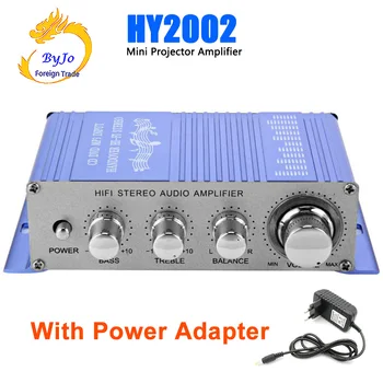 HY-2002 Mini Amplifier FM Auto Car Stereo Amplifier Support CD DVD MP3 Speaker Input for Car and Motorcycle With Power Adapter
HY-2002 Mini Amplifier FM Auto Car Stereo Amplifier Support CD DVD MP3 Speaker Input for Car and Motorcycle With Power Adapter