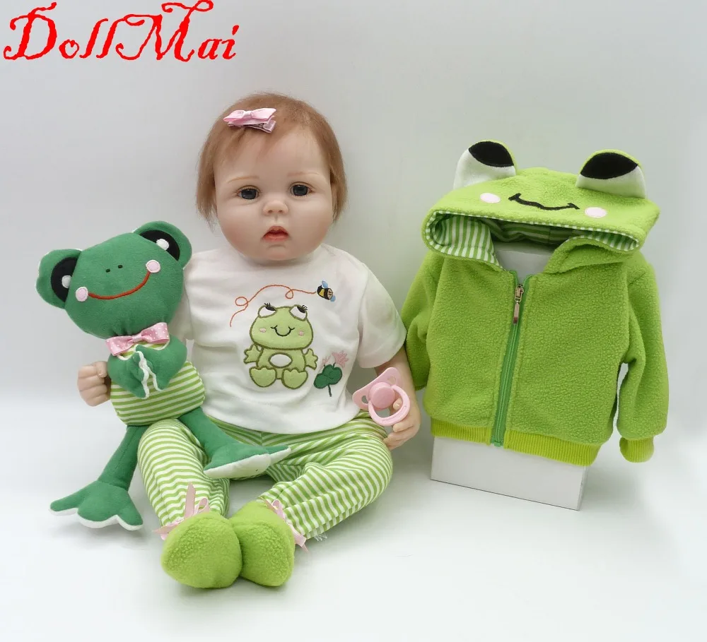 55cm Silicone Reborn Baby Dolls Baby Alive Realistic Boneca Bebe Lifelike Real Girl Doll modeling Reborn Birthday Christmas
55cm Silicone Reborn Baby Dolls Baby Alive Realistic Boneca Bebe Lifelike Real Girl Doll modeling Reborn Birthday Christmas