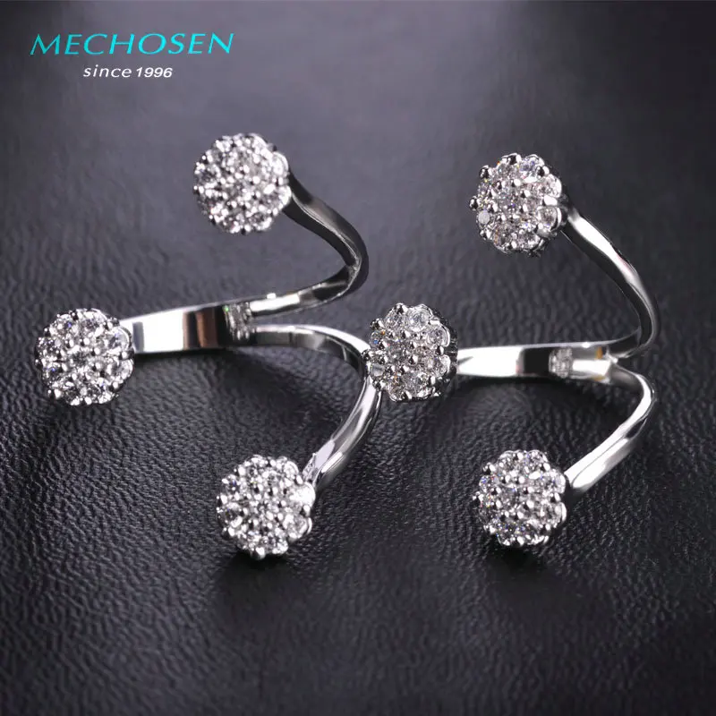 MECHOSEN Unique Design Cubic Zirconia Rings 2 pcs Rings Full Crystal Copper Anillos Flower Rings For Personality Women Party
MECHOSEN Unique Design Cubic Zirconia Rings 2 pcs Rings Full Crystal Copper Anillos Flower Rings For Personality Women Party