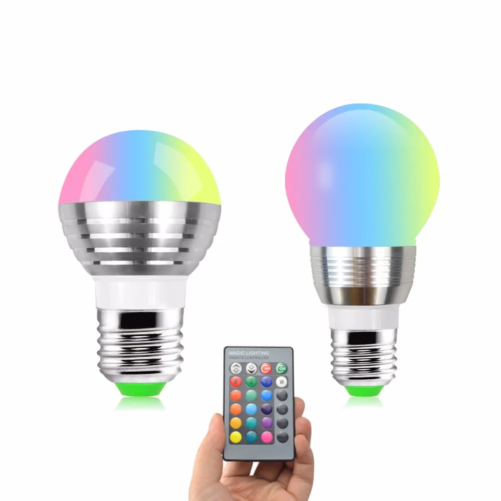 E27 Led RGB Bubble Ball Bulb AC 220V 110V 5W 7W 16 Colors Led Lamp Night Light With 24 Keys Remote Controller Home Lighting Deco
E27 Led RGB Bubble Ball Bulb AC 220V 110V 5W 7W 16 Colors Led Lamp Night Light With 24 Keys Remote Controller Home Lighting Deco
