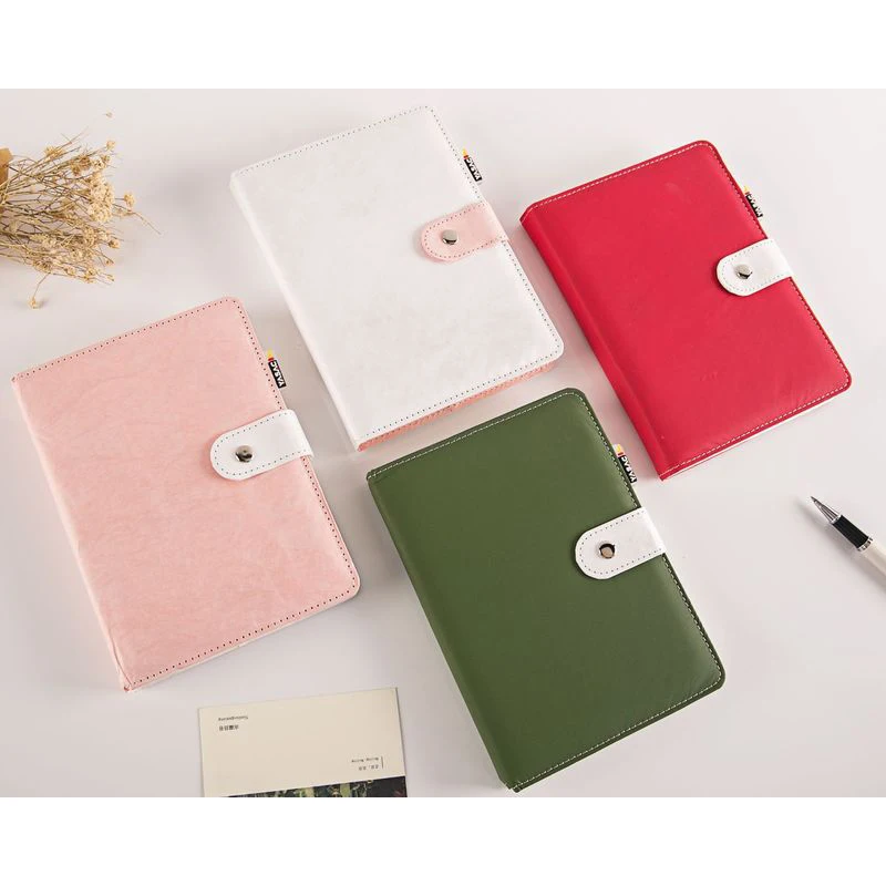 Thicken Notebook Color Memory Snap Solid Color Office High Collar Student Notebook Diary
Thicken Notebook Color Memory Snap Solid Color Office High Collar Student Notebook Diary