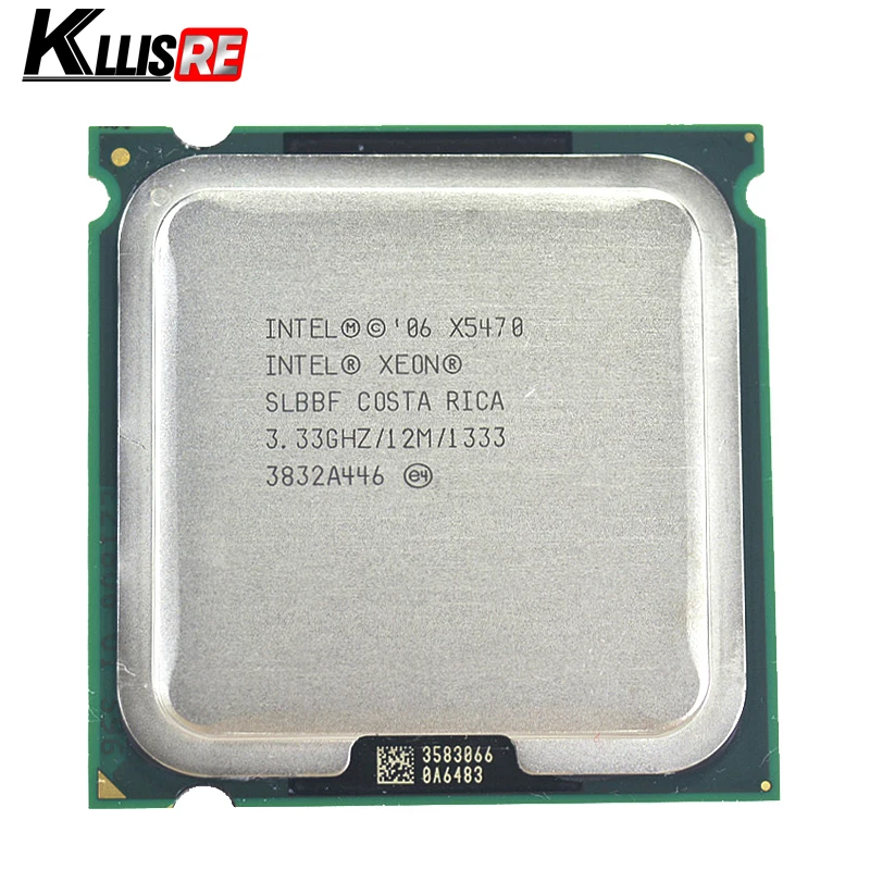 Intel Xeon X5470 SLBBF 3.33GHz 12MB 1333MHz Quad-Core Processor CPU works on LGA 775 mainboard
Intel Xeon X5470 SLBBF 3.33GHz 12MB 1333MHz Quad-Core Processor CPU works on LGA 775 mainboard