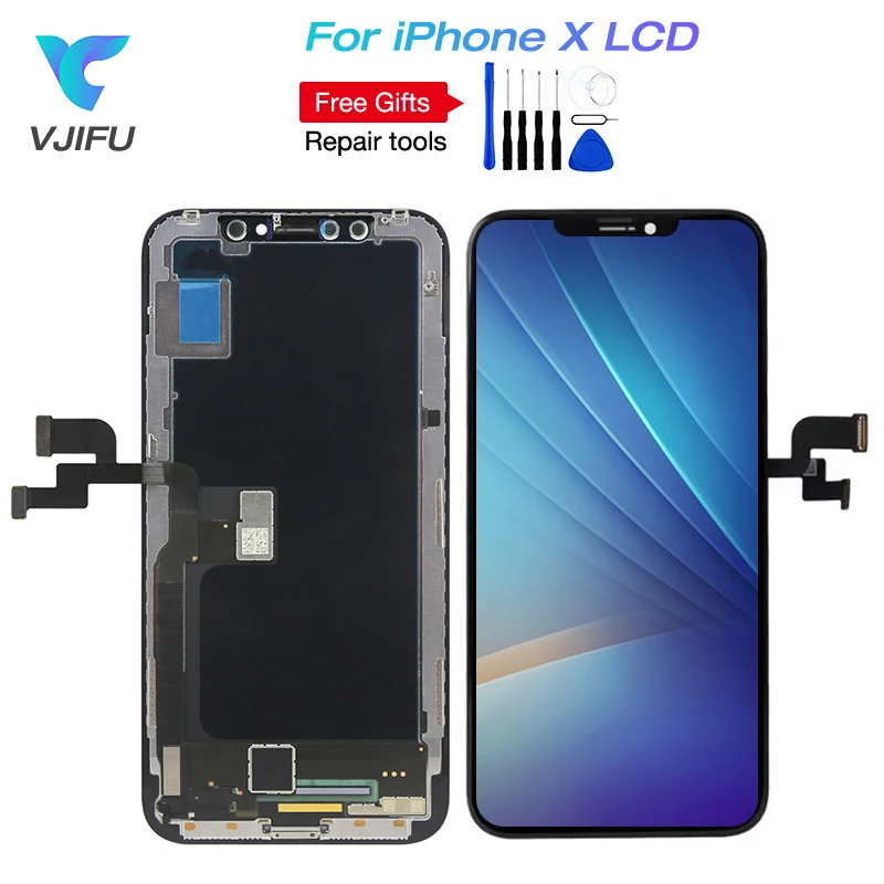 Super AMOLED For iPhone X LCD OLED Touch Screen Display Assembly With 3D Touch Original OEM TFT For choosing 100% Tested Work
Super AMOLED For iPhone X LCD OLED Touch Screen Display Assembly With 3D Touch Original OEM TFT For choosing 100% Tested Work