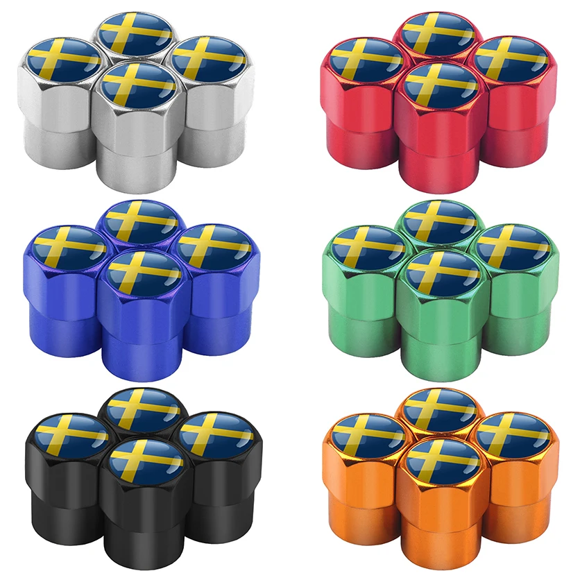 5pcs Black/Silver/Gold/Red/Blue/Green New Style Car Wheel Tire Valve Cap Tyre Dust Cap Sweden Switzerland National flag Badge
5pcs Black/Silver/Gold/Red/Blue/Green New Style Car Wheel Tire Valve Cap Tyre Dust Cap Sweden Switzerland National flag Badge