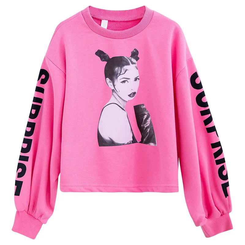 Girls Cotton Sweatshirt Children Letter Printed T Shirt Kids Sweaters Korean Style Spring Autumn
Girls Cotton Sweatshirt Children Letter Printed T Shirt Kids Sweaters Korean Style Spring Autumn
