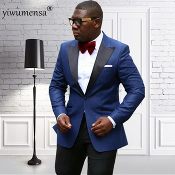 yiwumensa Shawl Lapel Groom Tuxedo Two Pieces Men suits Navy Blue with black costume homme mariage business suit groom tuxedos
yiwumensa Shawl Lapel Groom Tuxedo Two Pieces Men suits Navy Blue with black costume homme mariage business suit groom tuxedos