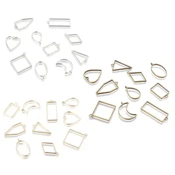 30Pcs/set Geometric Square Diamond Shape Metal Frame Set DIY Epoxy Resin UV Crystal Silicone Molds Jewelry Pendant Making
30Pcs/set Geometric Square Diamond Shape Metal Frame Set DIY Epoxy Resin UV Crystal Silicone Molds Jewelry Pendant Making