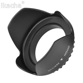 

52mm Lens Hood for D3200 D3100 D5200 D5300 Camera 52mm Bayonet Fits For Nikon Nikor AF-S DX 18-55mm f/3.5-5.6G VR II 52 Lens