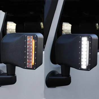 2X Rear View Side Mirrors Housing Lights with LED Amber Turn Signal w/DRL Sidelight For Jeep Wrangler JK JKU 07-18
2X Rear View Side Mirrors Housing Lights with LED Amber Turn Signal w/DRL Sidelight For Jeep Wrangler JK JKU 07-18