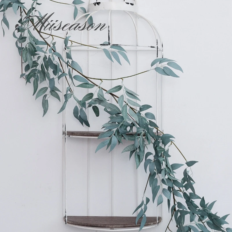 Artificial green willow Leaf Garland Plants Vine Fake Foliage Flowers Home Decor Plastic Artificial Flower Rattan string 170cm
Artificial green willow Leaf Garland Plants Vine Fake Foliage Flowers Home Decor Plastic Artificial Flower Rattan string 170cm