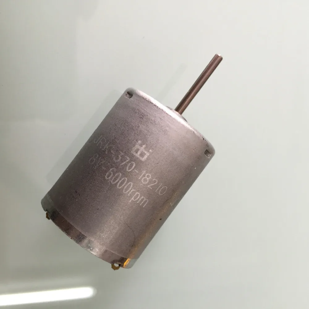 DC 8V 6000RPM 370 Micro 3-12V Motor JRK-370-18210 Large Torque Long-life Electric Drill Car Model 17.5MM Shaft DIY Parts
DC 8V 6000RPM 370 Micro 3-12V Motor JRK-370-18210 Large Torque Long-life Electric Drill Car Model 17.5MM Shaft DIY Parts