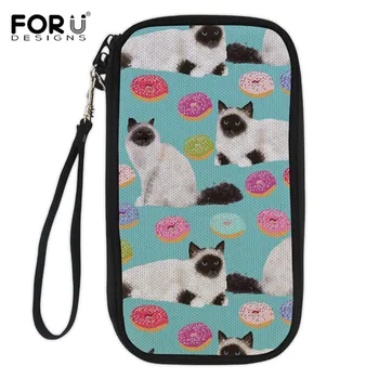 FORUDESIGNS Birman Cat Design Cute Print Large Capacity Passport Cover Women Men Travel Zipper Wallet Ladies Purse Organizer Bag
FORUDESIGNS Birman Cat Design Cute Print Large Capacity Passport Cover Women Men Travel Zipper Wallet Ladies Purse Organizer Bag