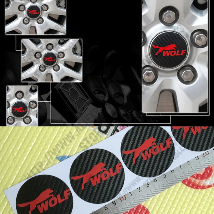 10 Sets 3D Carbon Fiber vinyl WOLF LOGO personality Wheel hub Car Stickers Car Styling For Ford Focus
10 Sets 3D Carbon Fiber vinyl WOLF LOGO personality Wheel hub Car Stickers Car Styling For Ford Focus