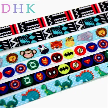 DHK 3/8'' 5yards dinosaur hero geometrical animal printed grosgrain ribbon hairbow headwear DIY decoration OEM 9mm C1338
DHK 3/8'' 5yards dinosaur hero geometrical animal printed grosgrain ribbon hairbow headwear DIY decoration OEM 9mm C1338