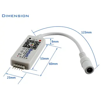 Mini LED RGBW Bluetooth 4.0 Controller For LED Strip Light DC 12-24V Phone App Control Dimmer Dimmable
Mini LED RGBW Bluetooth 4.0 Controller For LED Strip Light DC 12-24V Phone App Control Dimmer Dimmable