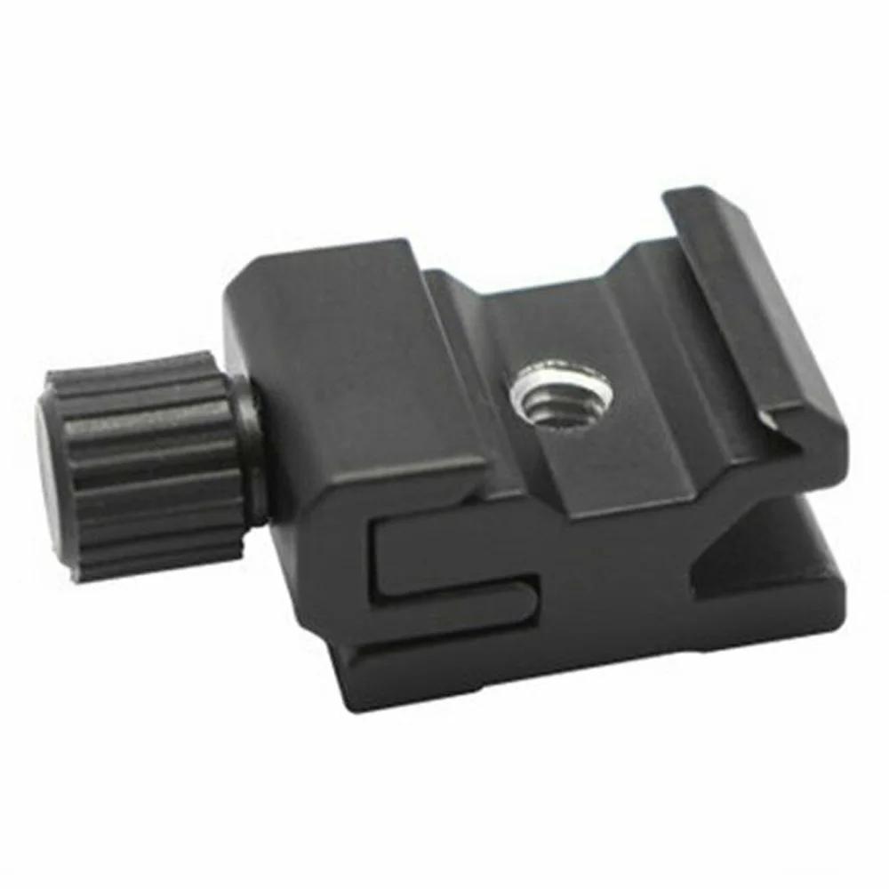 Durable Universal Cold Flash Hot Shoe Bracket Lamp Holder + 1/4 Screw Adapter Mount
Durable Universal Cold Flash Hot Shoe Bracket Lamp Holder + 1/4 Screw Adapter Mount