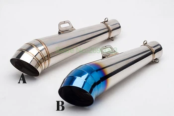 Universal Inlet 51mm Stainless Steel Motorcycle Exhaust Pipe muffler Motorbike Muffler Escape for MP/GP/ZX6R/CBR650/R6
Universal Inlet 51mm Stainless Steel Motorcycle Exhaust Pipe muffler Motorbike Muffler Escape for MP/GP/ZX6R/CBR650/R6