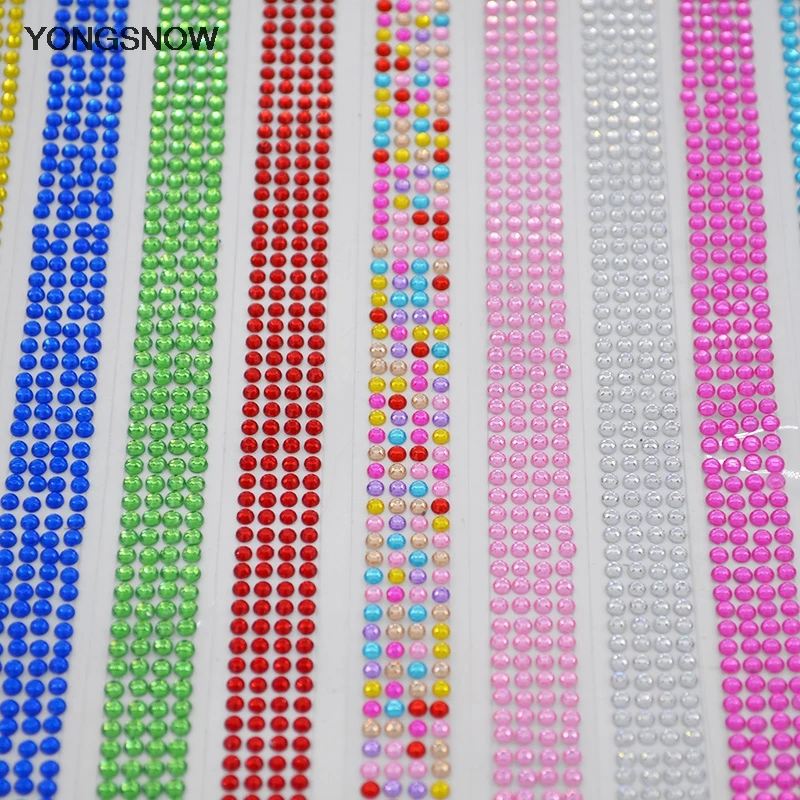 0.5m Acrylic Rhinestone Stickers Self-Adhesive Stick On Tape DIY Craft Scrapbooking Stickers Glitter Gem for Phone PC Decoration
0.5m Acrylic Rhinestone Stickers Self-Adhesive Stick On Tape DIY Craft Scrapbooking Stickers Glitter Gem for Phone PC Decoration