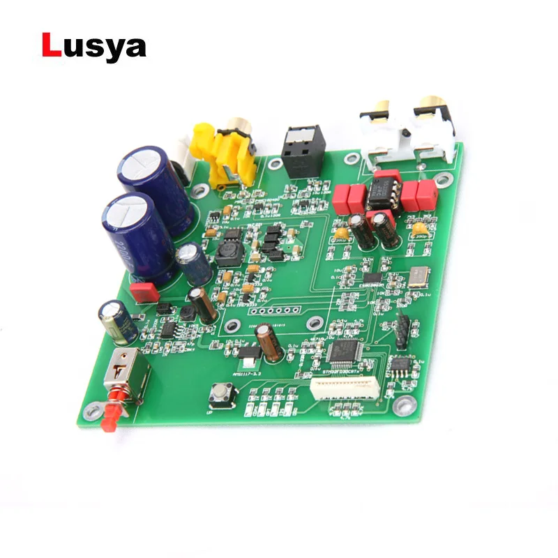 

ES9038 Q2M I2S DSD Decoder Coaxial Fiber input DAC decoding board For hifi amplifier audio F7-003