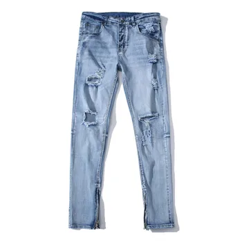 2019 New Men's High street jeans Men's Slim Big Hole side Zipper Motorcycle Men's Washed jeans More Size 28-38 40 42
2019 New Men's High street jeans Men's Slim Big Hole side Zipper Motorcycle Men's Washed jeans More Size 28-38 40 42