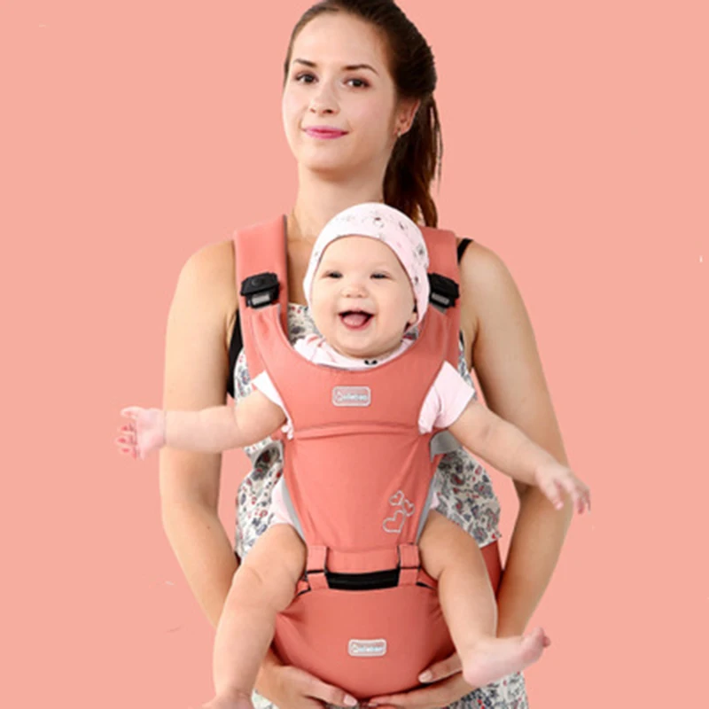Breathable Front Holding Baby Carrier Shoulders Strap Waist Stool Backpack Pouch for Kangaroo Wrap Sling Belt | Мать и ребенок