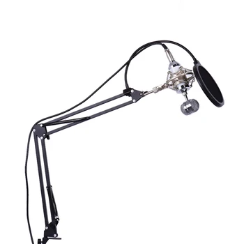 Professional Studio Broadcasting Recording Condenser Microphone Mic Kit Set 3.5mm with Shock Mount
Professional Studio Broadcasting Recording Condenser Microphone Mic Kit Set 3.5mm with Shock Mount