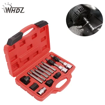 WHDZ 13PCS Alternator Clutch Free Wheel Pulley Removal Tool torx socket sets for Auto Engineeering tool box
WHDZ 13PCS Alternator Clutch Free Wheel Pulley Removal Tool torx socket sets for Auto Engineeering tool box