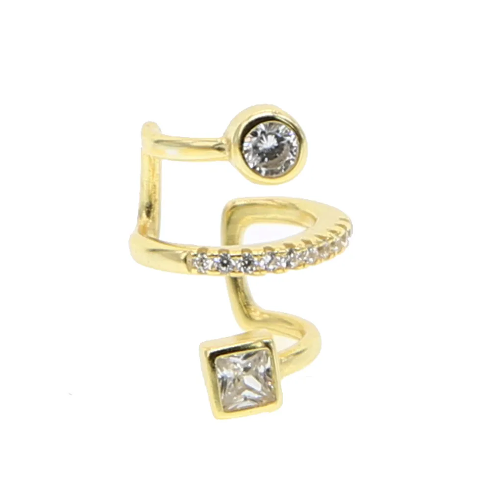 2018 NEW ARRIVE 925 sterling silver anti allergy no pierced jewelry ear cuff round square cz double line cuff earring
2018 NEW ARRIVE 925 sterling silver anti allergy no pierced jewelry ear cuff round square cz double line cuff earring