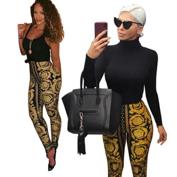 2018 New Womens Printed Casual High Waist Soft Pants Ladies Active Skinny Leggings Casual Slim Fit Trouser
2018 New Womens Printed Casual High Waist Soft Pants Ladies Active Skinny Leggings Casual Slim Fit Trouser