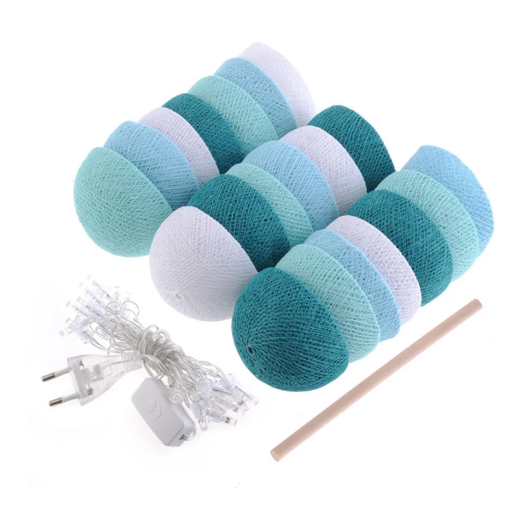 20Pcs/Lot Cotton LED Christmas Ball String Lights Home Decoration Lighting Festival Party Decoration Light
20Pcs/Lot Cotton LED Christmas Ball String Lights Home Decoration Lighting Festival Party Decoration Light