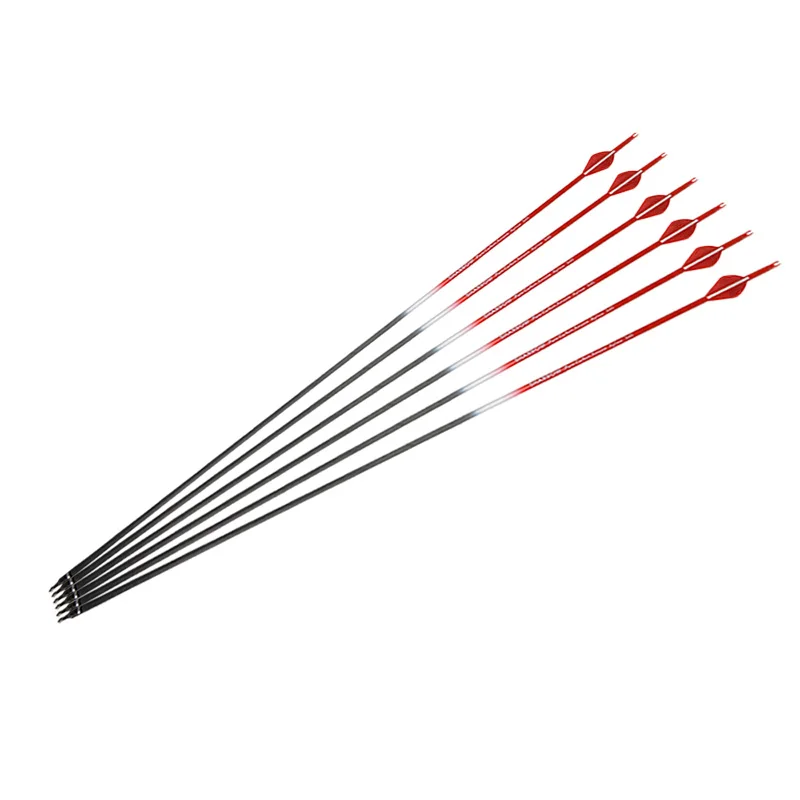 New Colorful Spine 340 Pure Carbon Arrow 30 Inches Diameter 7.6mm for Compound or Recurve Bow and Arrow Archery
New Colorful Spine 340 Pure Carbon Arrow 30 Inches Diameter 7.6mm for Compound or Recurve Bow and Arrow Archery