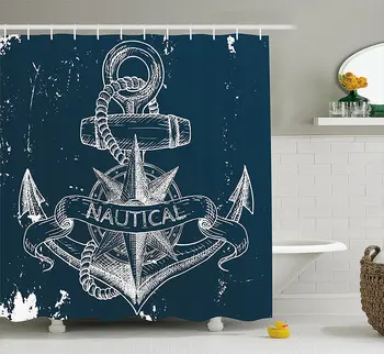 Marine Shower Curtain Nautical Knot Compass Anchor Pattern Sea World Ocean Life Grunge Illustration Bathroom Decor Set
Marine Shower Curtain Nautical Knot Compass Anchor Pattern Sea World Ocean Life Grunge Illustration Bathroom Decor Set