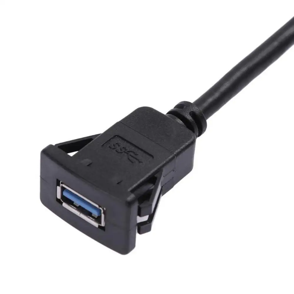 1m/3.3ft Single Port USB3.0 A Male to USB3.0 A Female Car Flush Mount Cable Car Van Dashboard Flush Mount Dual USB Socket
1m/3.3ft Single Port USB3.0 A Male to USB3.0 A Female Car Flush Mount Cable Car Van Dashboard Flush Mount Dual USB Socket
