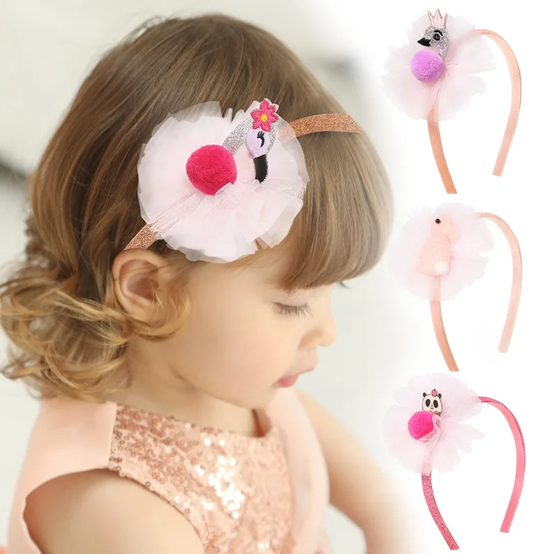 Boutique 1pc Hairbands For Girls Kids Accessories Sweet Mesh Swan Flamingo Panda head Hoop Baby Animal Glitter hair Jewelry
Boutique 1pc Hairbands For Girls Kids Accessories Sweet Mesh Swan Flamingo Panda head Hoop Baby Animal Glitter hair Jewelry