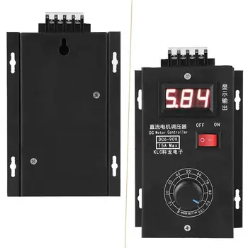 Pwm Dc 6V-90V 15A Wide Voltage Stepless Brushed Motor Speed Controller High Precision Variable Plc Voltage & Speed Regulator
Pwm Dc 6V-90V 15A Wide Voltage Stepless Brushed Motor Speed Controller High Precision Variable Plc Voltage & Speed Regulator
