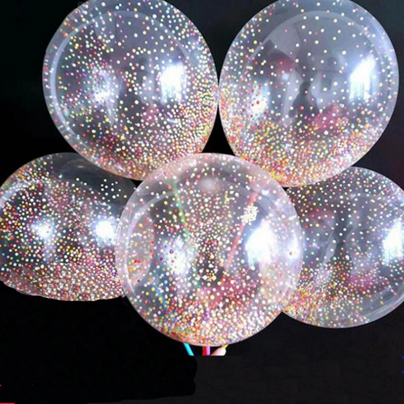 50pcs/lot Transparent Magic Color Balloon Filled with Colorful Foam Balloons Without Stick Christmas Birthday Party Suppies
50pcs/lot Transparent Magic Color Balloon Filled with Colorful Foam Balloons Without Stick Christmas Birthday Party Suppies