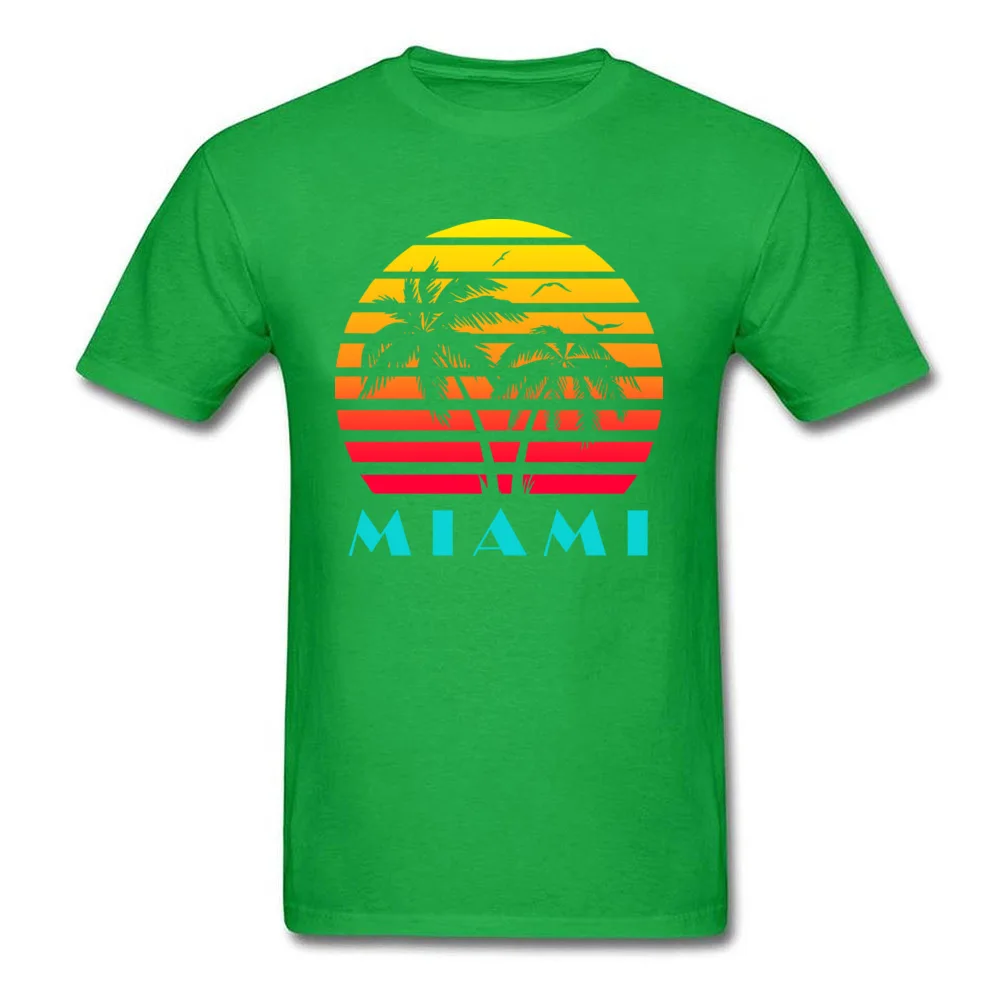 Miami 80s Sunset_green