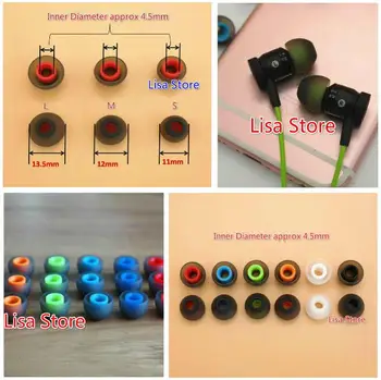 100 Pairs/200pcs 4.5mm (6 Colors) S M L Silicone In-Ear Earphone Headset Replacement Earbud Bud Tips Ear buds Eartips Earplug
100 Pairs/200pcs 4.5mm (6 Colors) S M L Silicone In-Ear Earphone Headset Replacement Earbud Bud Tips Ear buds Eartips Earplug