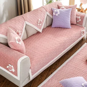 Creative DIY Flowers Solid Color Sofa Cover Cotton Non-Slip Sofa Chair Covers Mats Living/Drawing Room Decorative L-Shaped
Creative DIY Flowers Solid Color Sofa Cover Cotton Non-Slip Sofa Chair Covers Mats Living/Drawing Room Decorative L-Shaped
