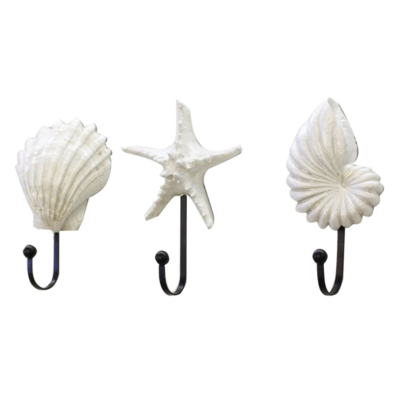 Mediterranean Creative Resin Starfish Scallop Conch Hooks Ornaments Wall Hanging Decor Coat Hanger Storage Rack Hook Housekeeper
Mediterranean Creative Resin Starfish Scallop Conch Hooks Ornaments Wall Hanging Decor Coat Hanger Storage Rack Hook Housekeeper