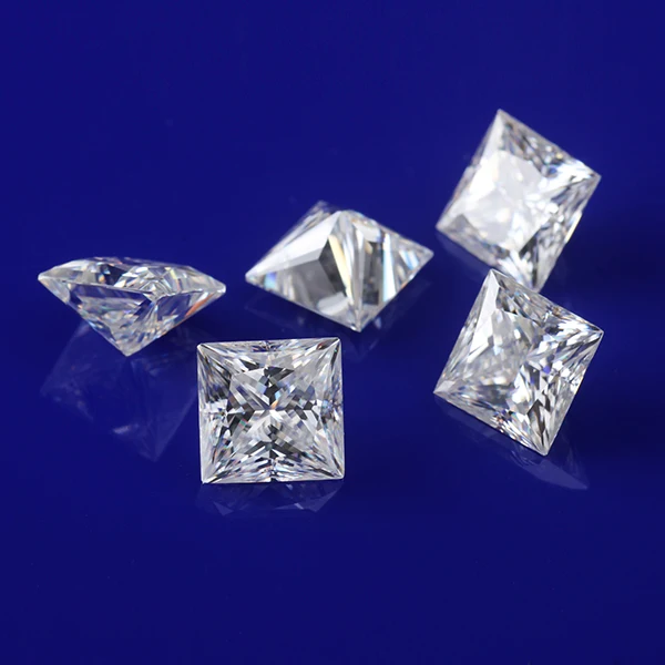 Clear white 5*5mm princess cut EF moissanites loose stone for lady wedding engagement ring price for jewelry making
Clear white 5*5mm princess cut EF moissanites loose stone for lady wedding engagement ring price for jewelry making