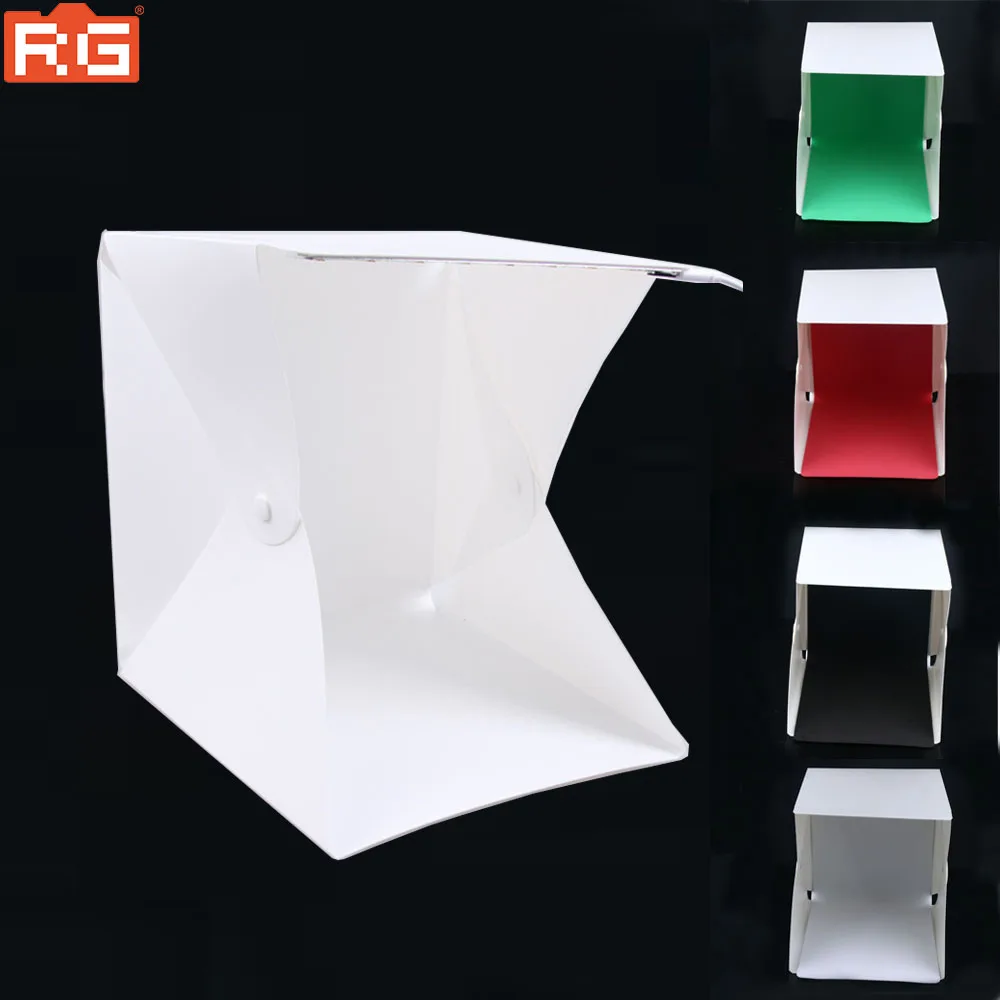 Lightbox Mini softbox LED Photo Studio Light box with Black White Green red Background for Studio Product photography
Lightbox Mini softbox LED Photo Studio Light box with Black White Green red Background for Studio Product photography