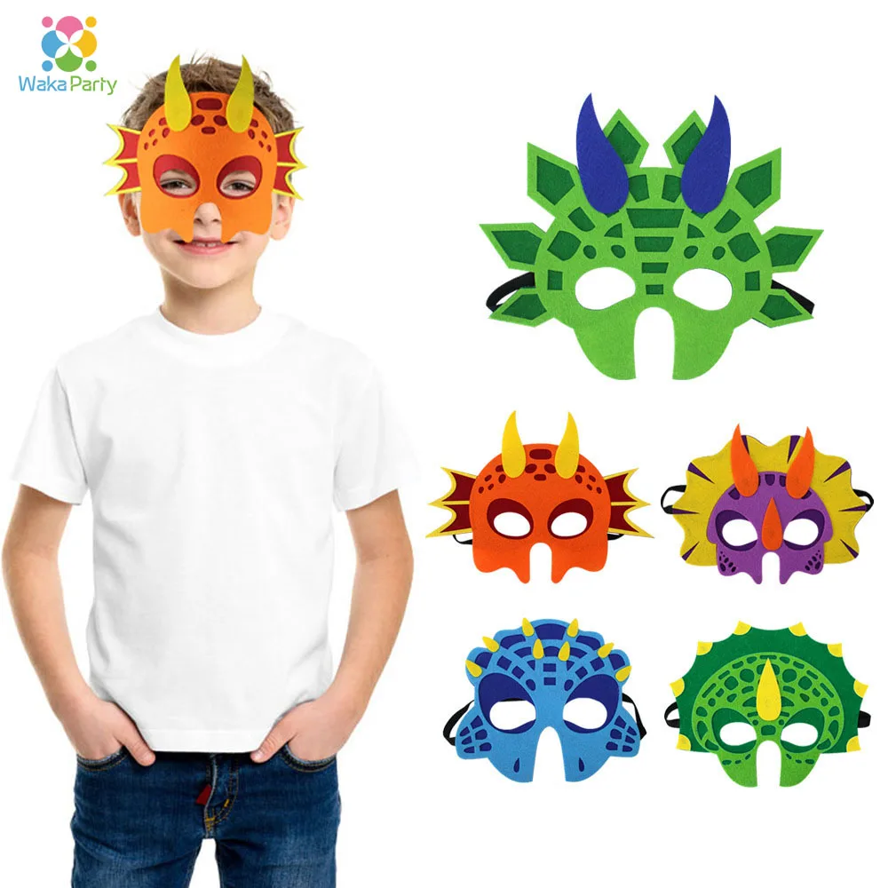 Set of 6pcs Fun Dinasour Party Masks for Kids Boy Girl Birthday Party Decoration Costume Dress up Masque Cosplay Favor Gifts
Set of 6pcs Fun Dinasour Party Masks for Kids Boy Girl Birthday Party Decoration Costume Dress up Masque Cosplay Favor Gifts
