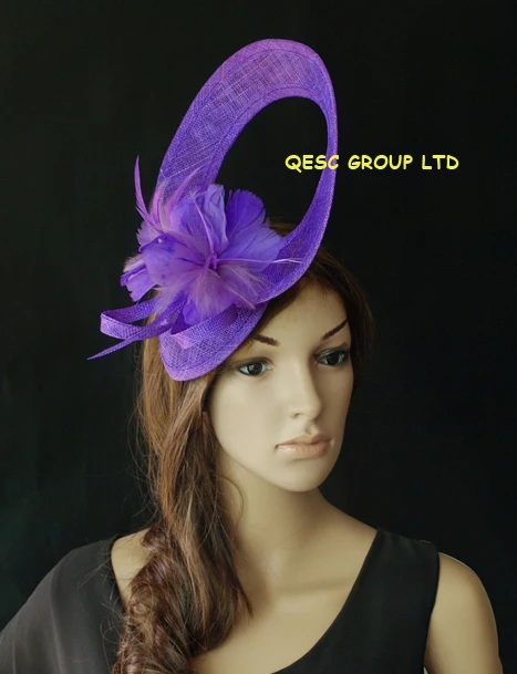 Wholesale NEW 5 colors.Violet purple Sinamay fascinator hat for Melbourne Cup,Ascot Races,kentucky derby,wedding.FREE SHIPPING
Wholesale NEW 5 colors.Violet purple Sinamay fascinator hat for Melbourne Cup,Ascot Races,kentucky derby,wedding.FREE SHIPPING