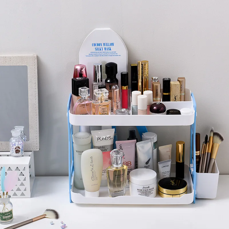 Multi-functional Jewelry Box Plastic Cosmetic Storage Box Desk Sundries Storage Container Organizer
Multi-functional Jewelry Box Plastic Cosmetic Storage Box Desk Sundries Storage Container Organizer